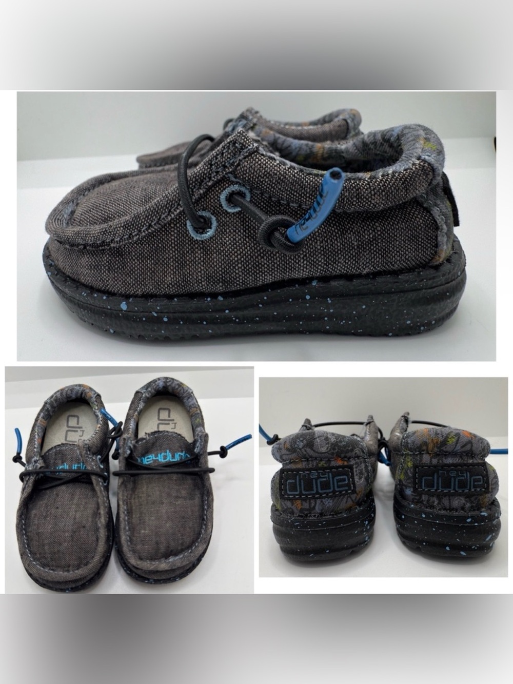 Hey Dude Wally Toddler Casual Shoe SZ 5 Toddler